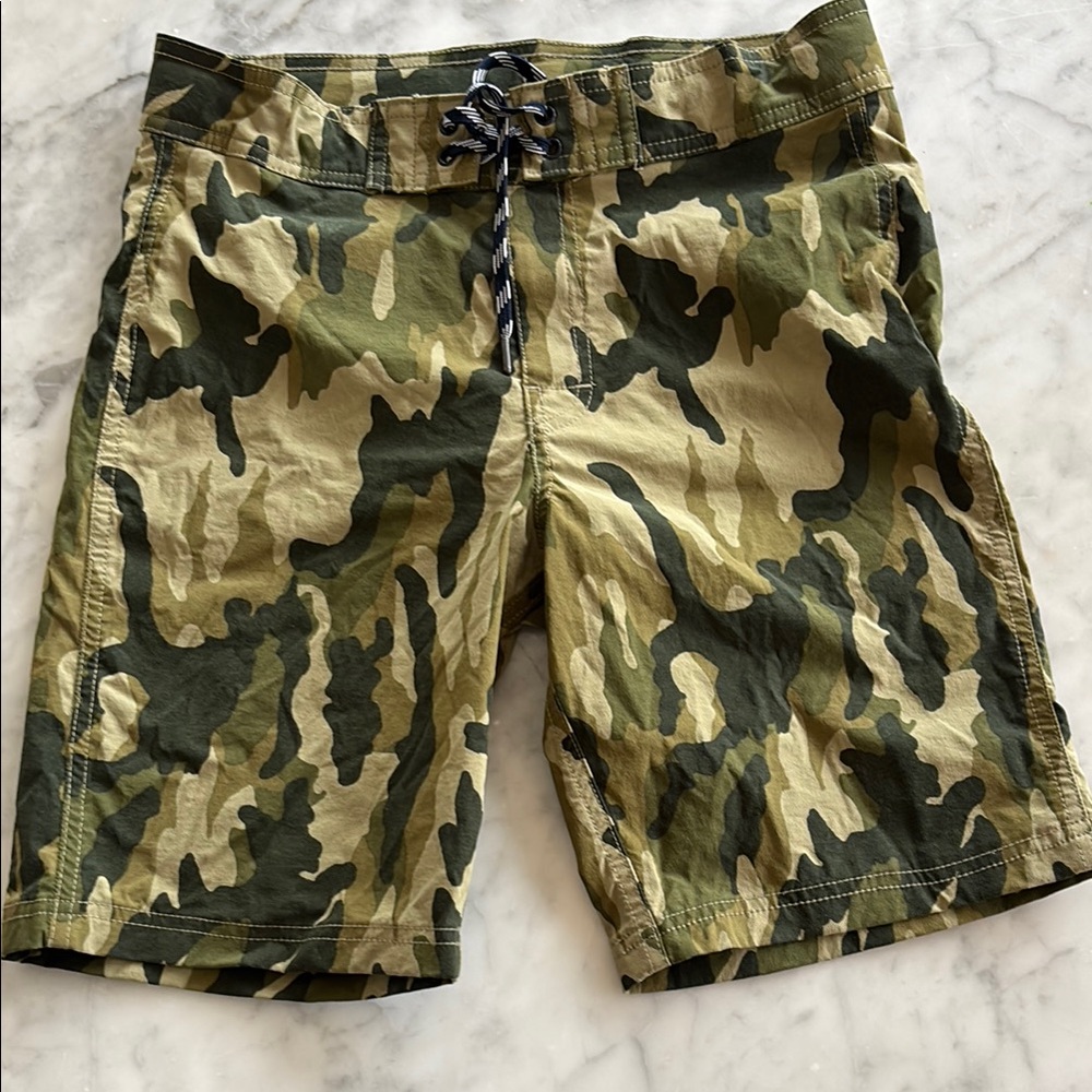 Boy’s Camouflage Swim Shorts